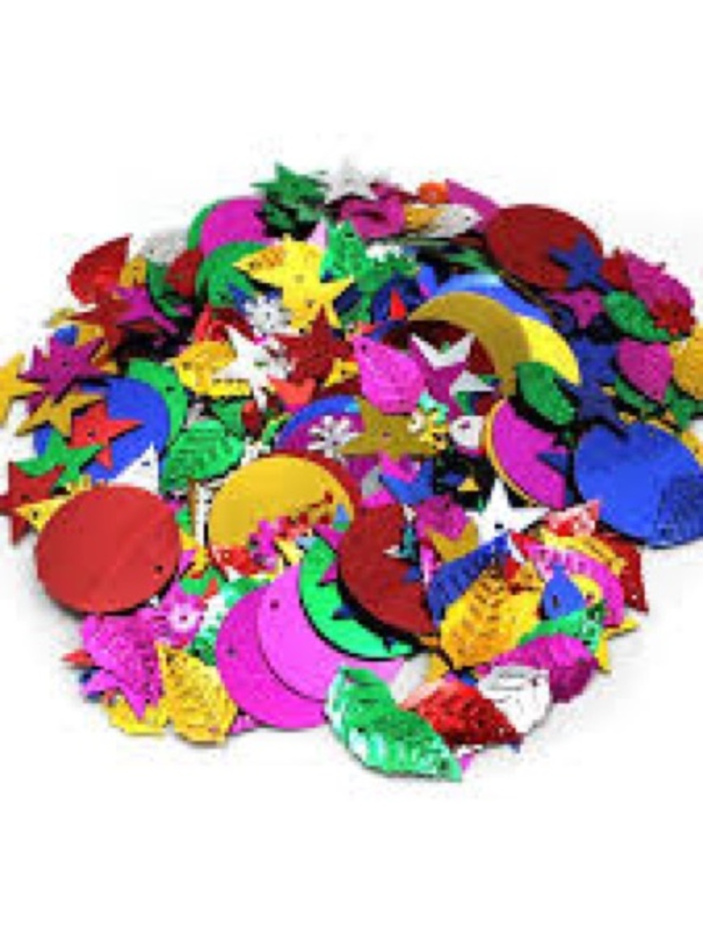 Colorful Mixed Shapes Party Confetti - Multicolor